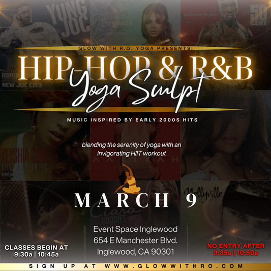 HipHop & R&B Yoga Sculpt - March 9th: 9:30AM