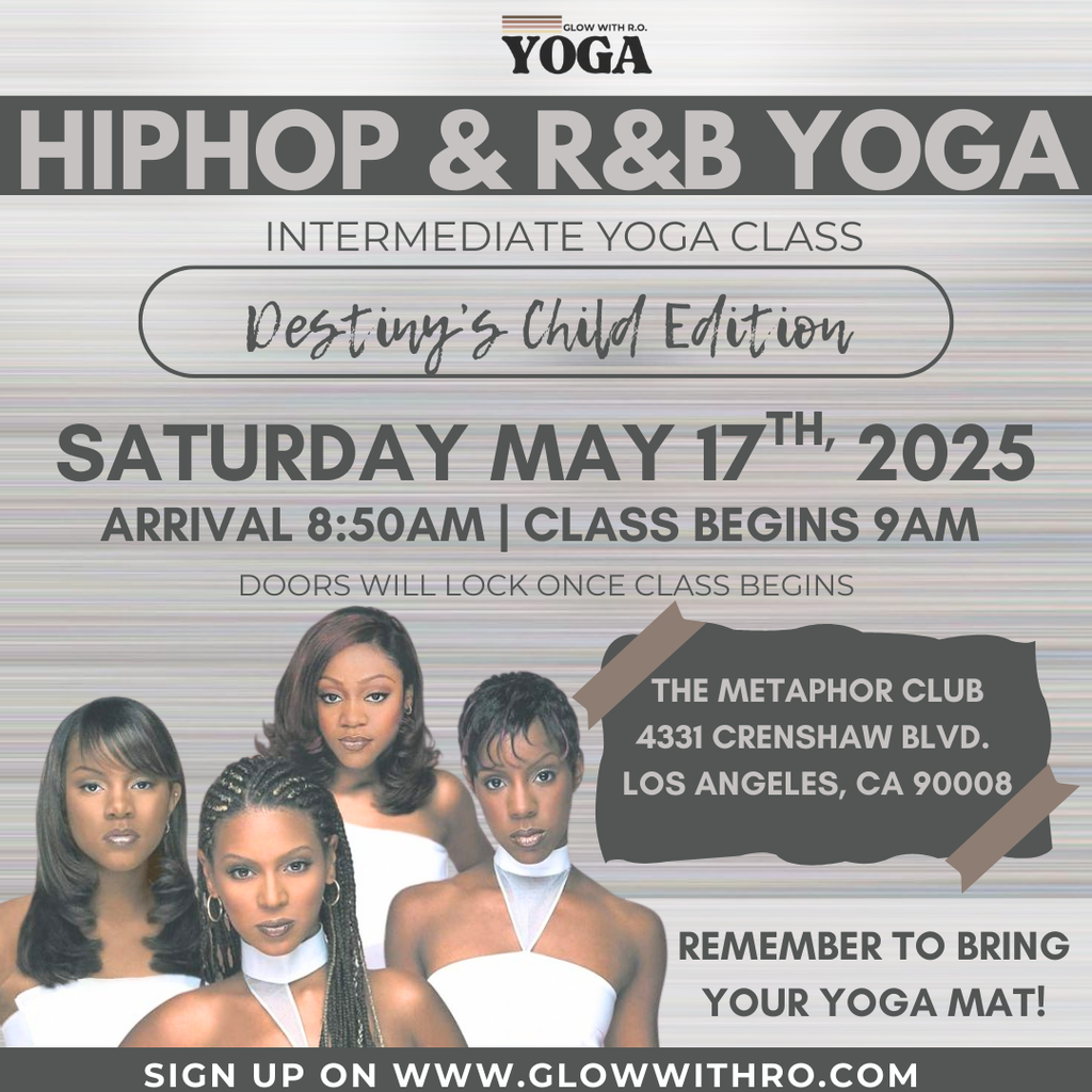 HipHop & R&B Yoga: May 17th 9AM