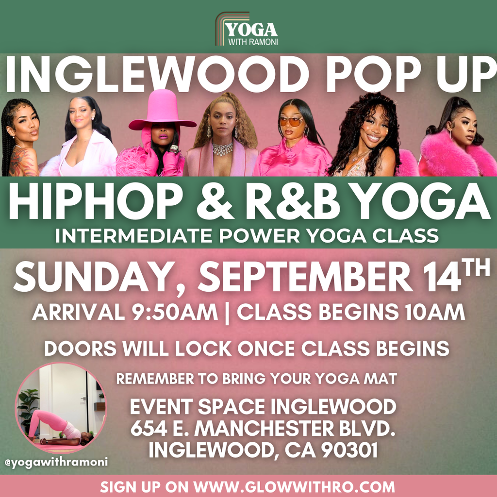 HipHop & R&B Yoga: September 14th 10AM